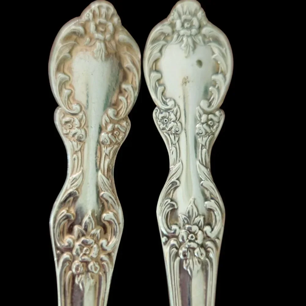 William Rogers Mfg Co GRAND ELEGANCE Serving Spoon & Fork Silverware Extra Plate